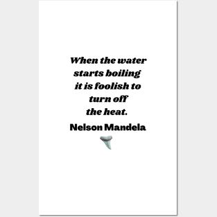 Nelson Mandela Inspirational Quote Posters and Art